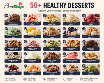 CraveShape Recipe eBook – 50+ Healthy Desserts